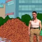 La imagen es de su videoclip de Bien duro, de junio de 2018. La idea era que pareciese peque&ntilde;o pero le recortaron las piernas con Photoshop y el efecto es otro... los montajes, mucho.