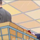 "... Ay, ya est&aacute; aqu&iacute; la guerra!". Visto en febrero de 2019 en Canal Sur.