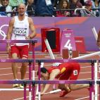 La peor caída de Liu Xiang