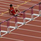 La peor caída de Liu Xiang