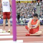 La peor caída de Liu Xiang