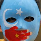 Protesta contra China en Estambul