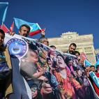 Manifestación de solidaridad en Estambul