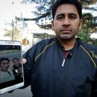 Mirza Imran Baig, un paquistaní que busca a su esposa uigur, Malika, supuestamente arrestada