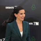 Rocío Monasterio, a su llegada