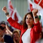 La ministra de Hacienda ha encabezado por primera vez la papeleta por Sevilla y ha logrado un porcentaje del 37,13. Debajo se situaron: Cs (16,68%), Podemos (15,96%), PP (14,52%) y Vox (12,21%).