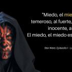 Frases de 'Star Wars'.