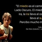 Frases de 'Star Wars'.
