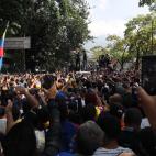 Guaidó y López se dirigen a sus seguidores