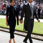 La llegada de David y Victoria Beckham