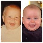 Yo a la izquierda y mi hija a la derecha.