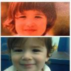 Mi hijo Nathan (abajo) y yo.