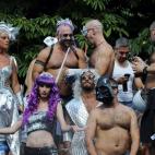 Una de las carrozas del desfile.