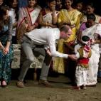 En el Festival Bihu celebrado en el Parque Nacional de Kaziranga, en Assam