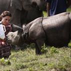 En el Parque Nacional de Kaziranga, en Assam