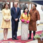 Con los reyes de Bután