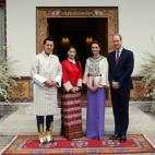Con los reyes de Bután