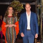 En una cena con el rey JigmeKhesar y la reina JetsunPema de Bután