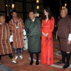 En una recepción en Thimphu, Bután