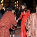 En una recepción en Thimphu, Bután