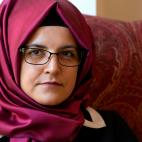 Hatice Cengiz, su prometida, la última persona de la que se despidió al entrar en el consulado