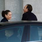 El juez Manuel Marchena, al frente del tribunal, llegando al Supremo.