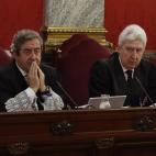 Los fiscales Fidel Cadena (derecha) y Javier Zaragoza (izquierda).