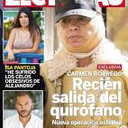 Carmen Borrego, reci&eacute;n salida del quir&oacute;fano