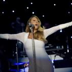 Durante el encendido navideño en la Casa Blanca en 2013.