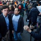 Encontronazo entre el Pequeño Nicolás y los CDR en Barcelona