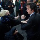 Encontronazo entre el Pequeño Nicolás y los CDR en Barcelona