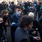 Encontronazo entre el Pequeño Nicolás y los CDR en Barcelona