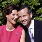 Ari Behn y Marta Luisa de Noruega, en mayo de 2002, poco antes de casarse.