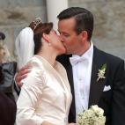 El día de su boda con Marta Luisa de Noruega el 24 de mayo de 2002.