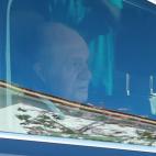 El rey Juan Carlos llega a la boda.