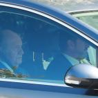 El rey Juan Carlos llega a la boda.