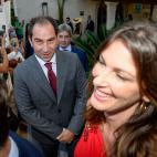 Albert Costa y su pareja