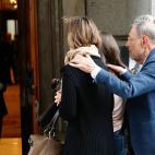 Llegada del exministro Javier Solana.