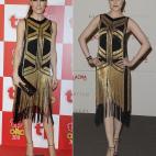 El conocidísimo (y clonadísimo) vestido de Gucci fue lucido por Raquel Sánchez Silva en los premios TP. También lo llevó en una fiesta Evan Rachel Wood.
