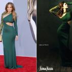 El Pucci que anunció Barrimore fue defendido en la vida real por Jennifer Lopez.