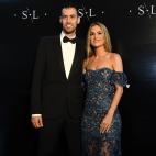 Sergio Busquets y su mujer, Elena Galera.