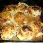 La receta se completa con jamón en tacos y queso rallado. Encuentra la receta en Cookpad.