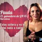 Paula, ganadora de 'GH15'