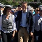 Casado con sus candidatos en San Isidro