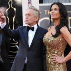 Michael Douglas, dando paso a las cámaras.