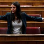 La portavoz de Unidas Podemos, Irene Montero.