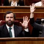 Vox durante la intervenci&oacute;n de EH Bildu.