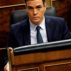 La cara de circunstancia que provoca el saber que hoy no saldr&aacute; convertido presidente del Gobierno.