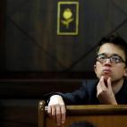 Errej&oacute;n, que el s&aacute;bado no pudo acudir por enfermedad, este domingo s&iacute; ha asistido a la sesi&oacute;n de investidura.