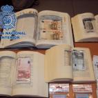 Billetes ocultos en dinero hueco